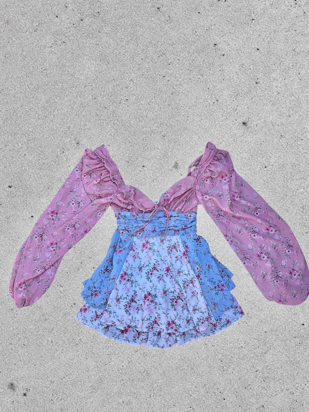 Altar’d State Dovalyn Cottagecore Coquette Floral Romper XXS
